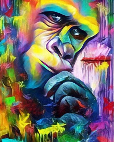 Gorilla Colors Diamond Painting Kit - DIY